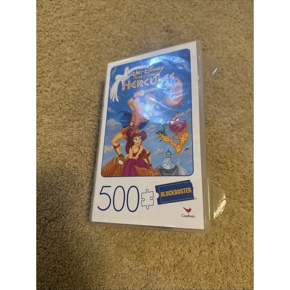 Blockbuster Video Puzzle – Disney Hercules VHS Case 500 Pc  Cardinal
